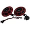 Aftermarket HELLA 003399801 Supertone Universal 12V High Tone/Low Tone Twin Horn Kit Red ELL70-0074 - alternate 4